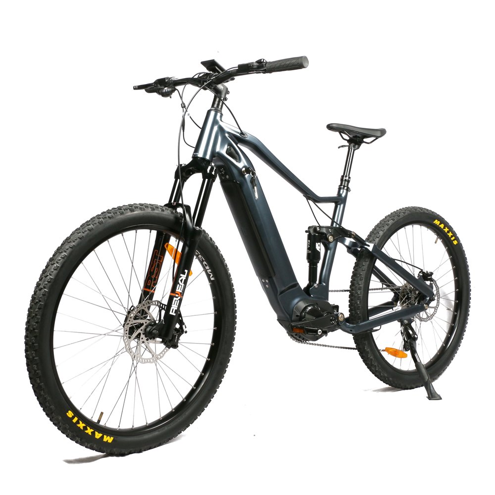 Newest 27.5 29 inch bafang G521 500w mid drive ebike full suspension electric mountain bike for adult