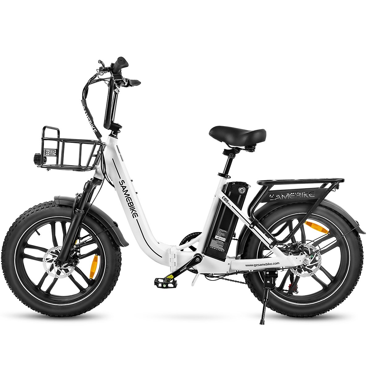 EU warehouse C05 Pro SAMEBIKE 20 inch 500w motor 36V 13AH lithium battery fat electric city bicycle adult folding ebike