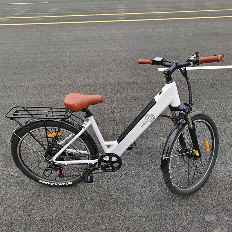 Bezior M3 500W Shimano 7 Speed Adult Electric Bike 48V 10.4Ah Battery E Cycle Cheap Electric Bike For Women