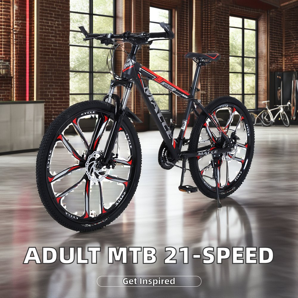 Wholesale 21/24 Speed Full Suspension Adult Mountain Bike Carbon Steel Downhill with Ordinary Pedal and Disc Brake for Cycling