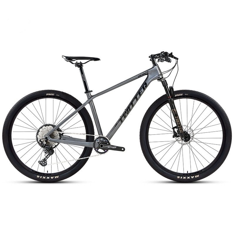 26-Inch Lightweight M6100 12-Speed Disc Brake System Carbon Mountain Bike with Aluminum-Magnesium Fork Speed Model