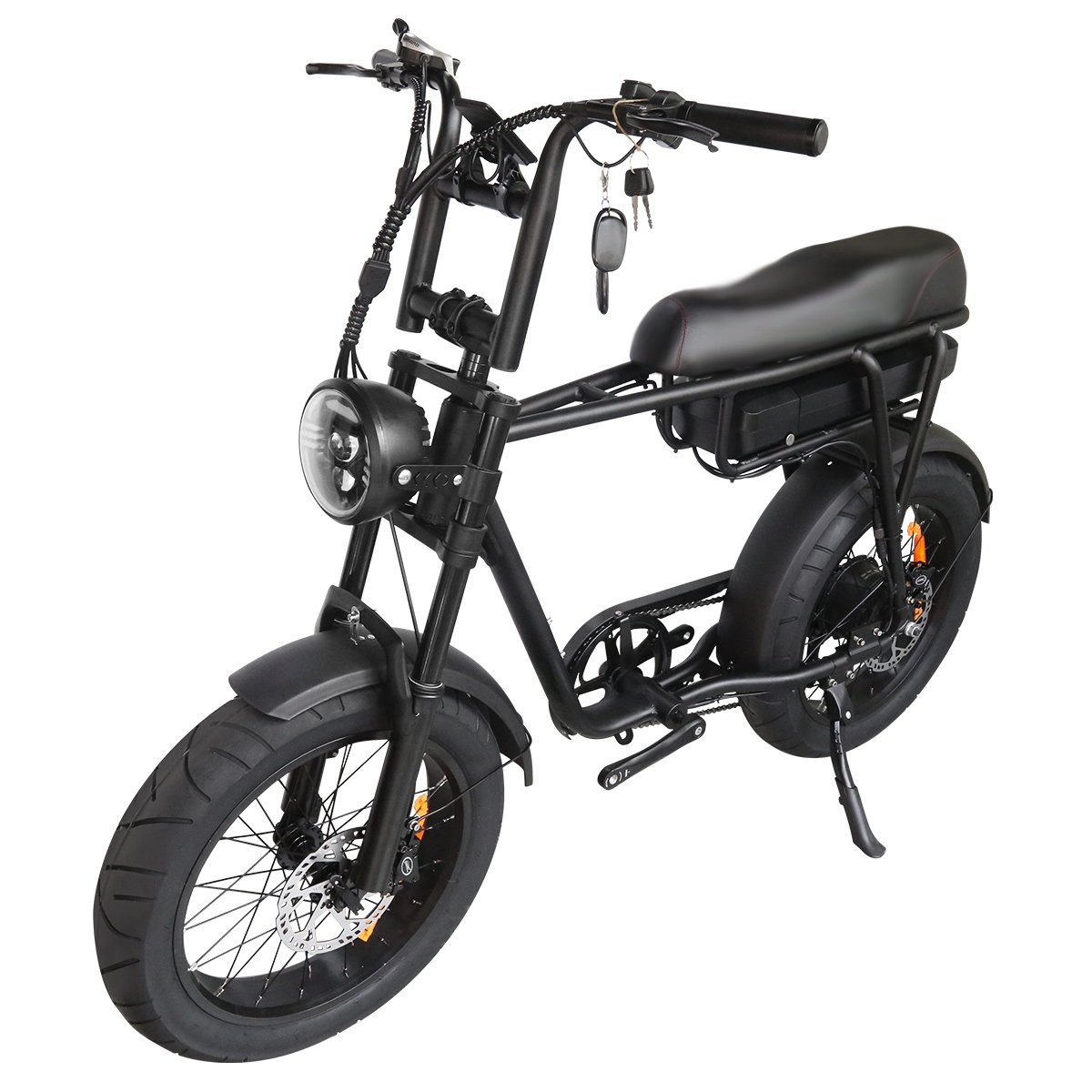 T6 Electric Bike 750W 48V 20inch Ebike Adult Electric Bicycle Multi-Shock Absorption Full Suspension Fork City Commuting Ebike