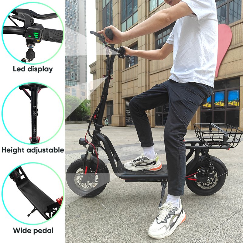 China factory direct 350w 12 inch two wheel electric bicycle EB12 height adjustable adult cheap electric scooter bike wholesale