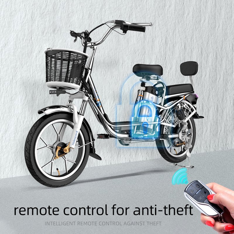 irectly Factory 18inch 48V 10AH 500W aluminum alloy electric city bicycle family road e bike for Adults with two seats