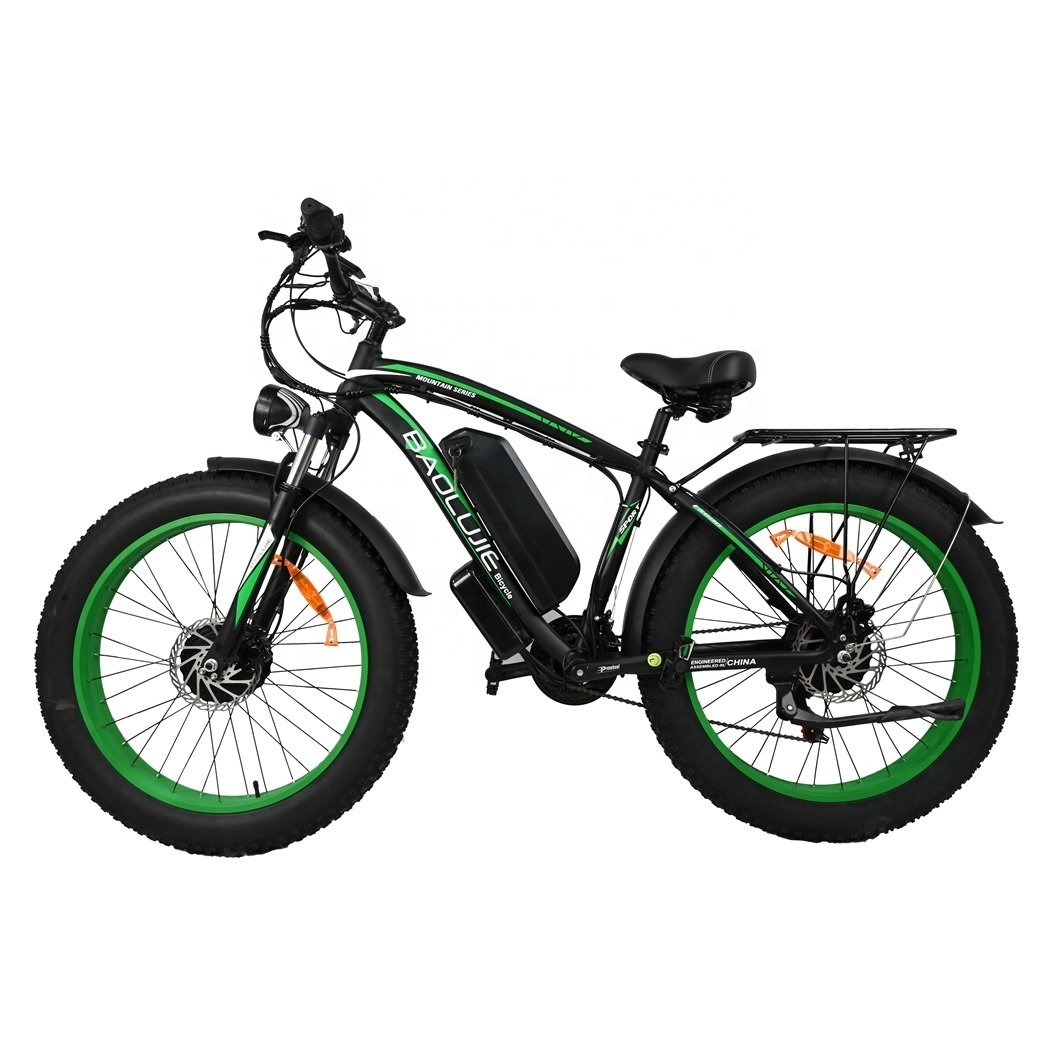 Electric Bicycle 26 Inch Fat Tire Ebike 1500W Off Road Electric Hybrid Road City E Bike 2000W Dual Motor 20Ah USA EU Warehouse