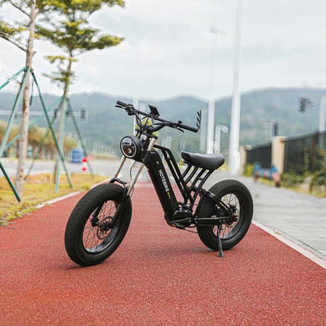 Factory direct electric city bike 20 inch 48v electric bike long seat fat tire 7 speed fatbike electric bike