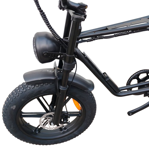 MINAKO 1000W Electric Bike GL3 20-Inch City Adult Fat Tire Bike with Hub Motor 25km/h Speed Mountain Style