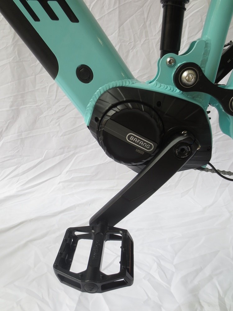 QUEENE/New Suspension Fork Bafang bbs M600 Mid Drive Motor 500w Fat Tire Electric Bike