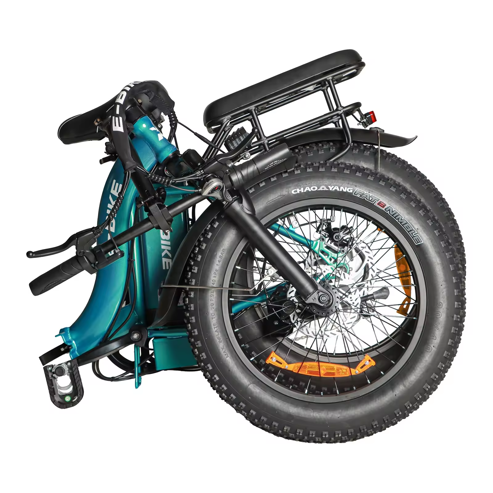 China wholesales 500W 36V13A Foldable Ebike Mtb Dual Battery Electric Bike Motor Ebike 20 Inch Fat Tire Folding Electric Bike