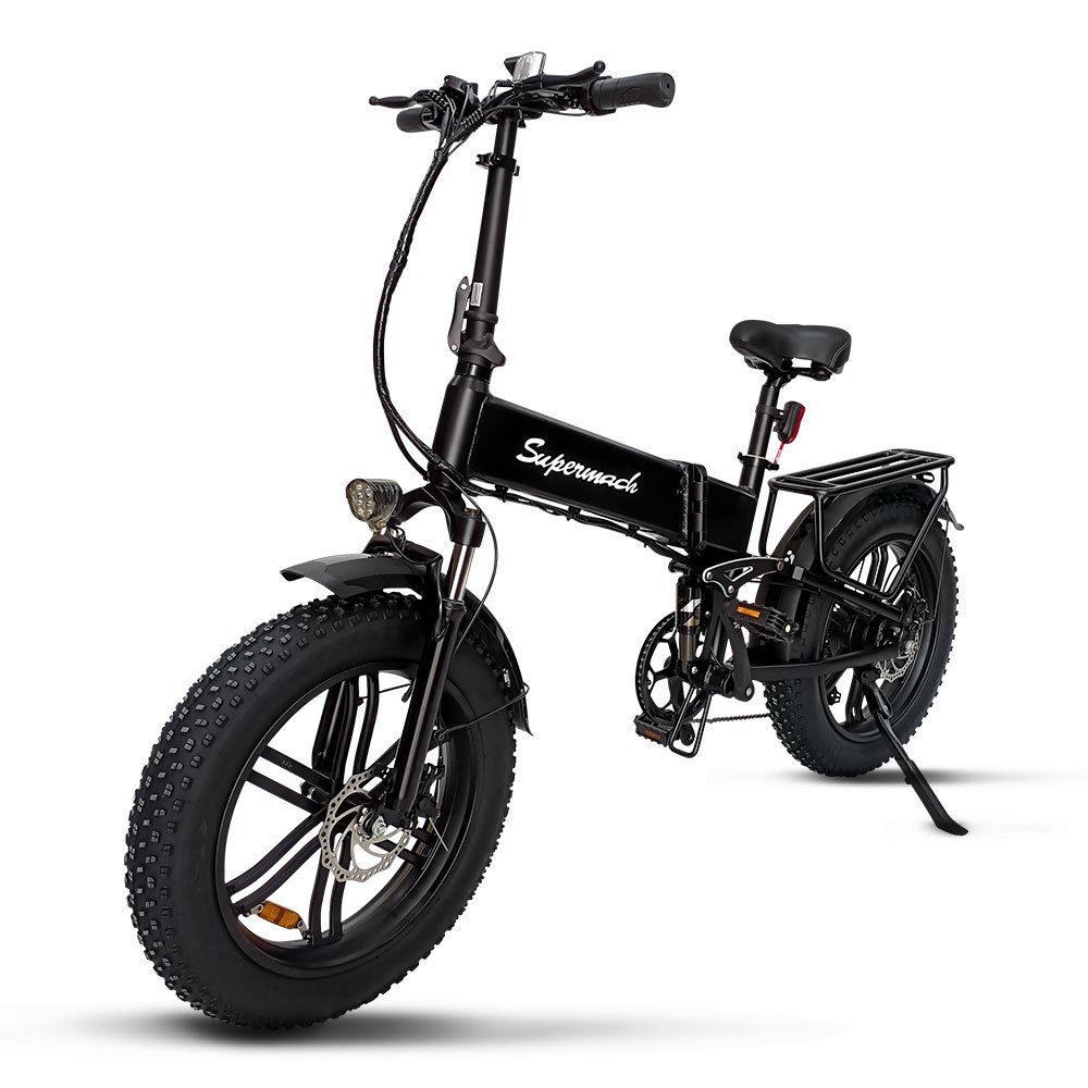 USA Warehouse E bike Folding Fat Tire Electric Bike 500W 48V 15Ah Two Seat Electric City Bike