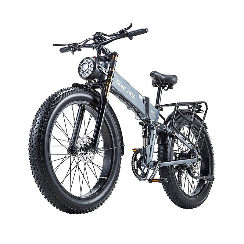 Customized EXW FOB Factory price Burchda R5 PRO 1000W48V20Ah 26 inch Electric Bike fat tire folding electric mountain bike