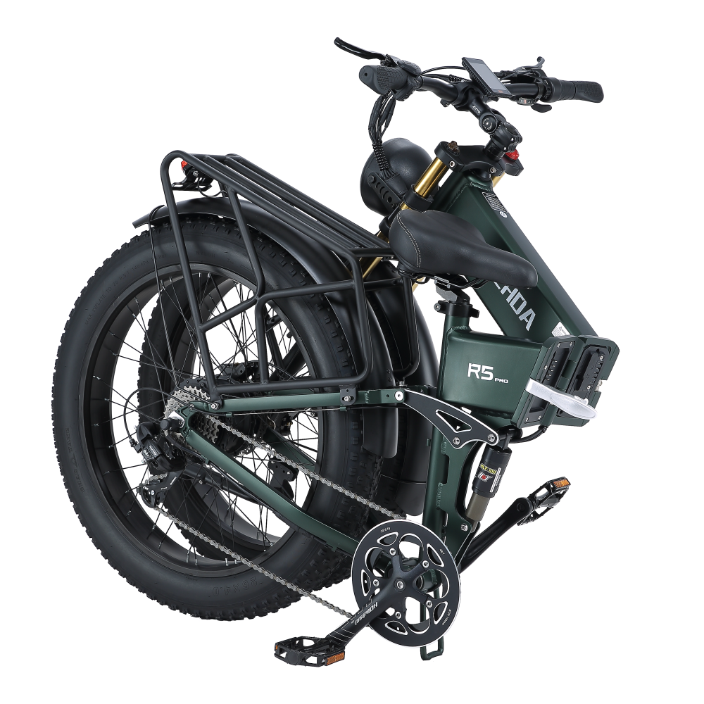 Customized EXW FOB Factory price Burchda R5 PRO 1000W48V20Ah 26 inch Electric Bike fat tire folding electric mountain bike