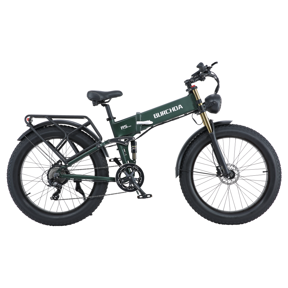 Customized EXW FOB Factory price Burchda R5 PRO 1000W48V20Ah 26 inch Electric Bike fat tire folding electric mountain bike