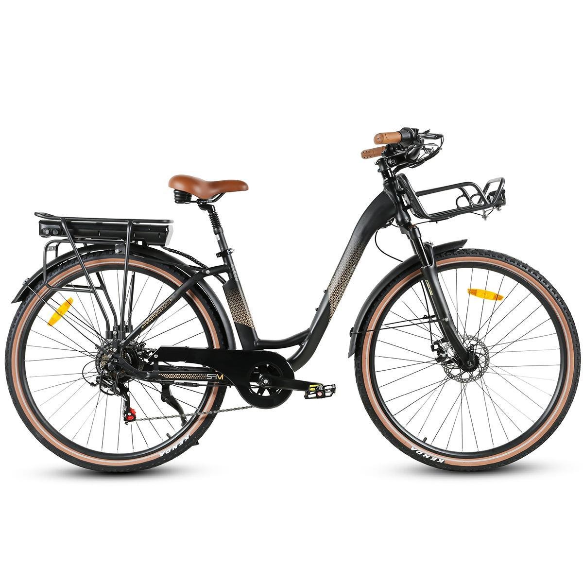 Electric City Bicycle E-bike City with Basket Low Price Sale Factory Direct Electric City Bike Bicycle Electric Scooter Bike 36V