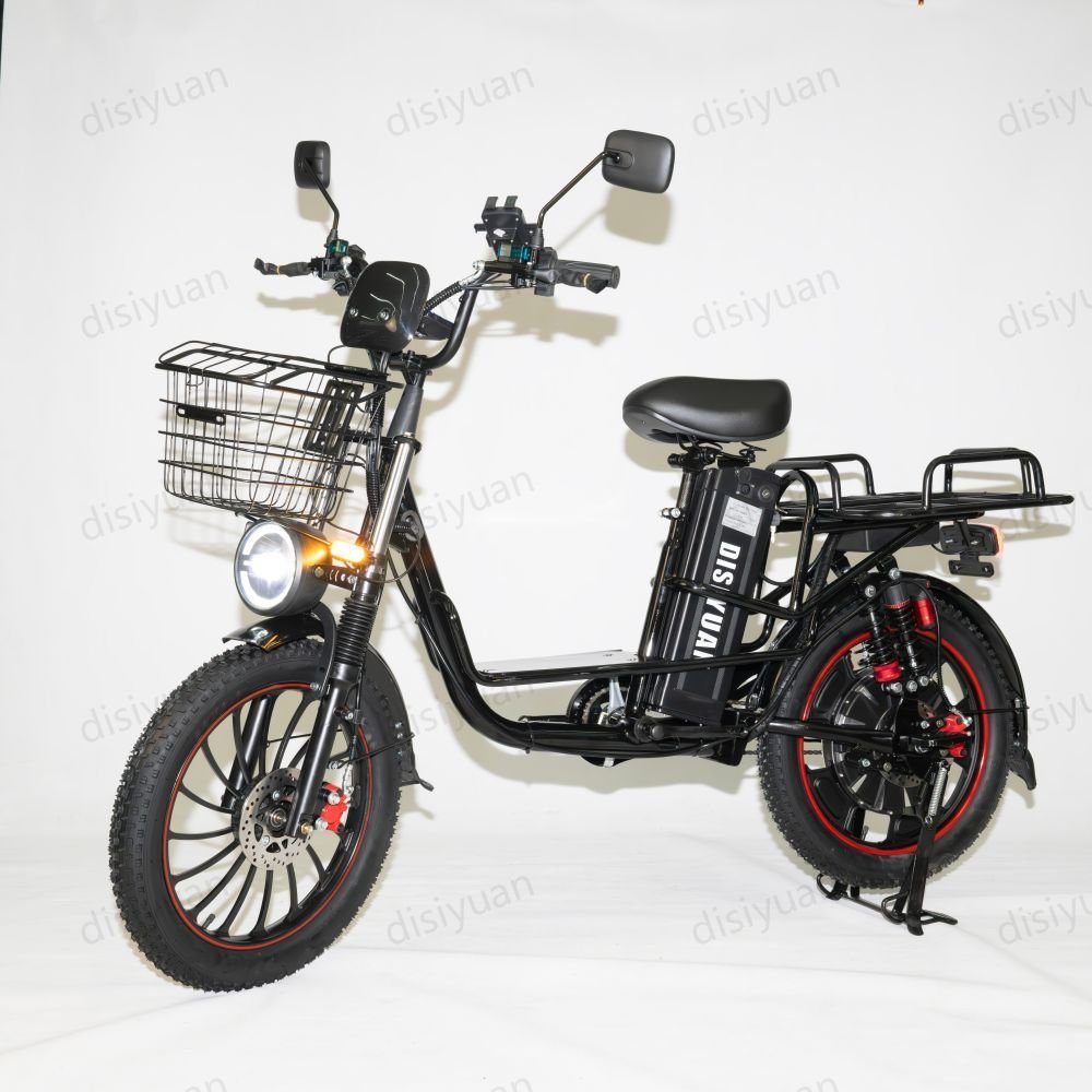 DISIYUAN electric city e bike 500w 48v 60V15ah 30ah fat tire folding 20inch electric bicycle electric mountain bike for adults