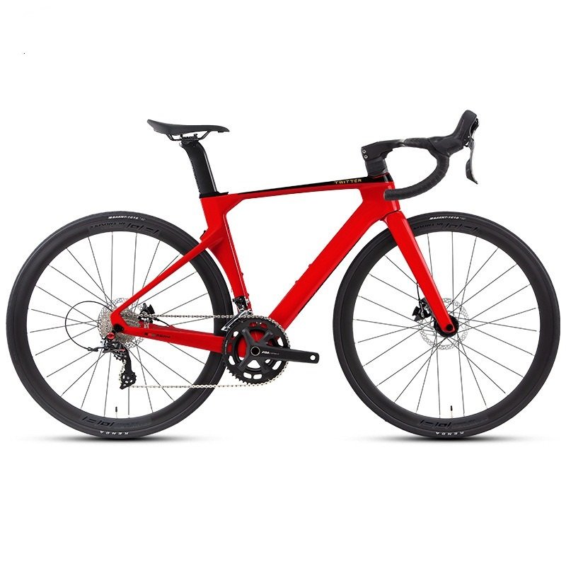 Adult Men's Racing 700c Road Bike with Carbon Fibre Frame Mountain Bike for Cycling Aluminum Alloy Fork