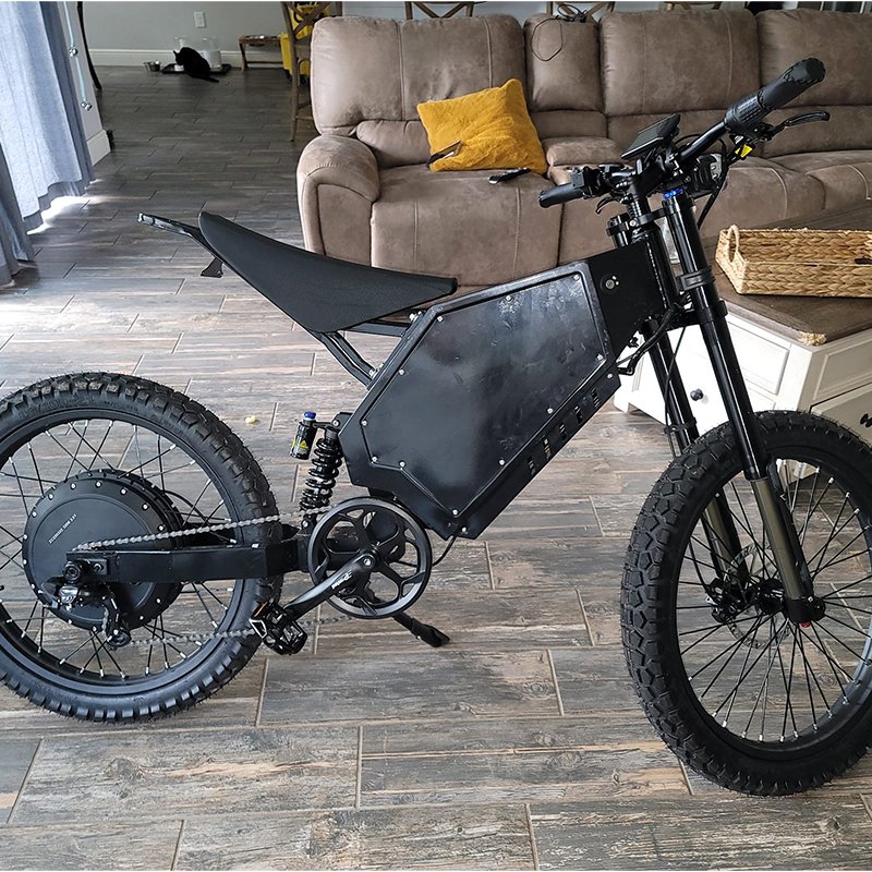 3000w 10000w 12000w Electric Off Road Bike Fat Tire Electric Moped For Adults Stealth Bomber E Bike For Sale