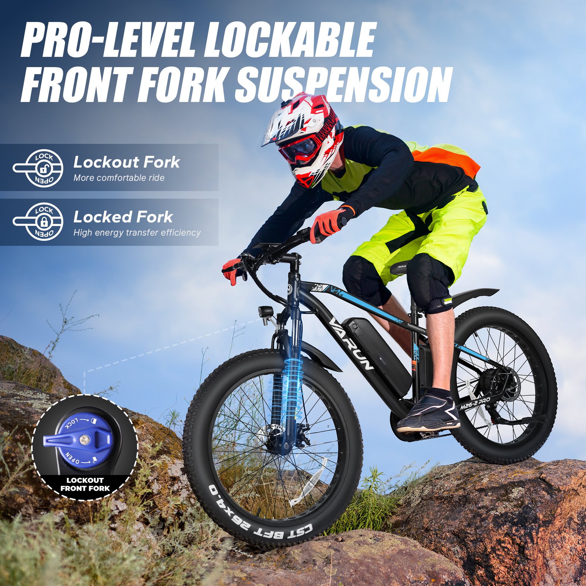 EU USA Stock Brushless Motor Ebike 48V 13AH 500W Electric Mountain Bike Aluminum 26" Fat Tire City Adult E bicycle With Fenders