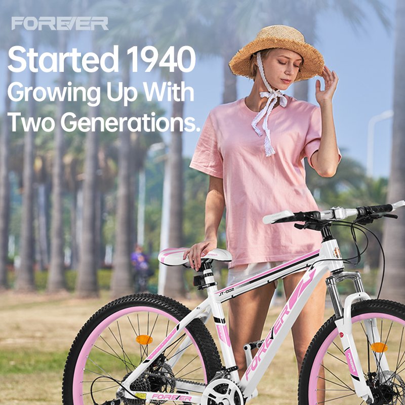 2023 FOREVER Hot sale women Aluminum Alloy MTB Bike 24/26/27.5 inch 27/30 Speed mountain bike