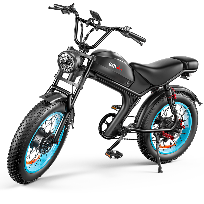 Dual Motor 2000W 23Ah Fat Tire Offroad Ebike Motorcycle C93 Hydraulic Oil Brake Fast Electric Bicycle