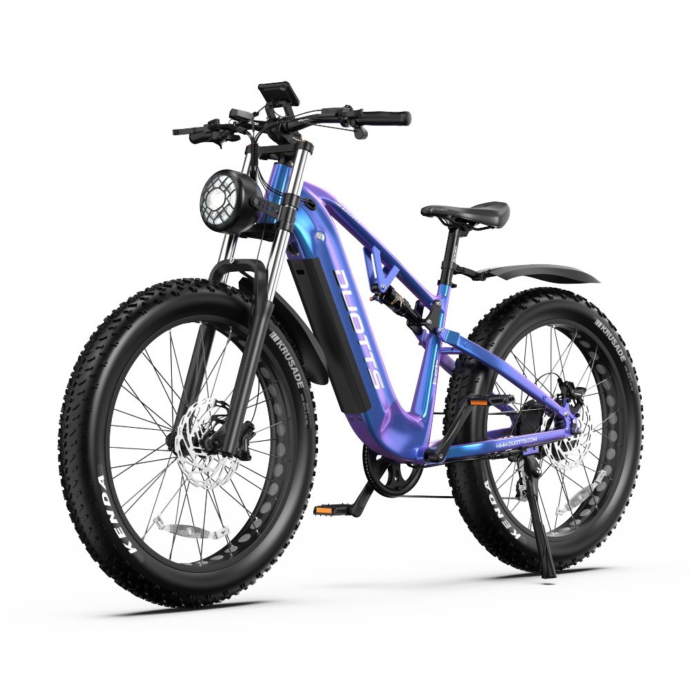 DUOTTS E26 All-Terrain Electric Mountain Bike New European Stock 20AH 26*4.0 Fat Tire 48v Tube Battery Double Suspension Trail