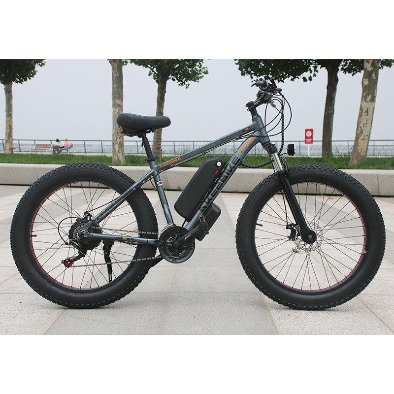 2024 New Alloy Fat Tire Electric Bike 750W 48V Long Range 26 Inch Fat Tire Electric Mountain Bicycle For Sale
