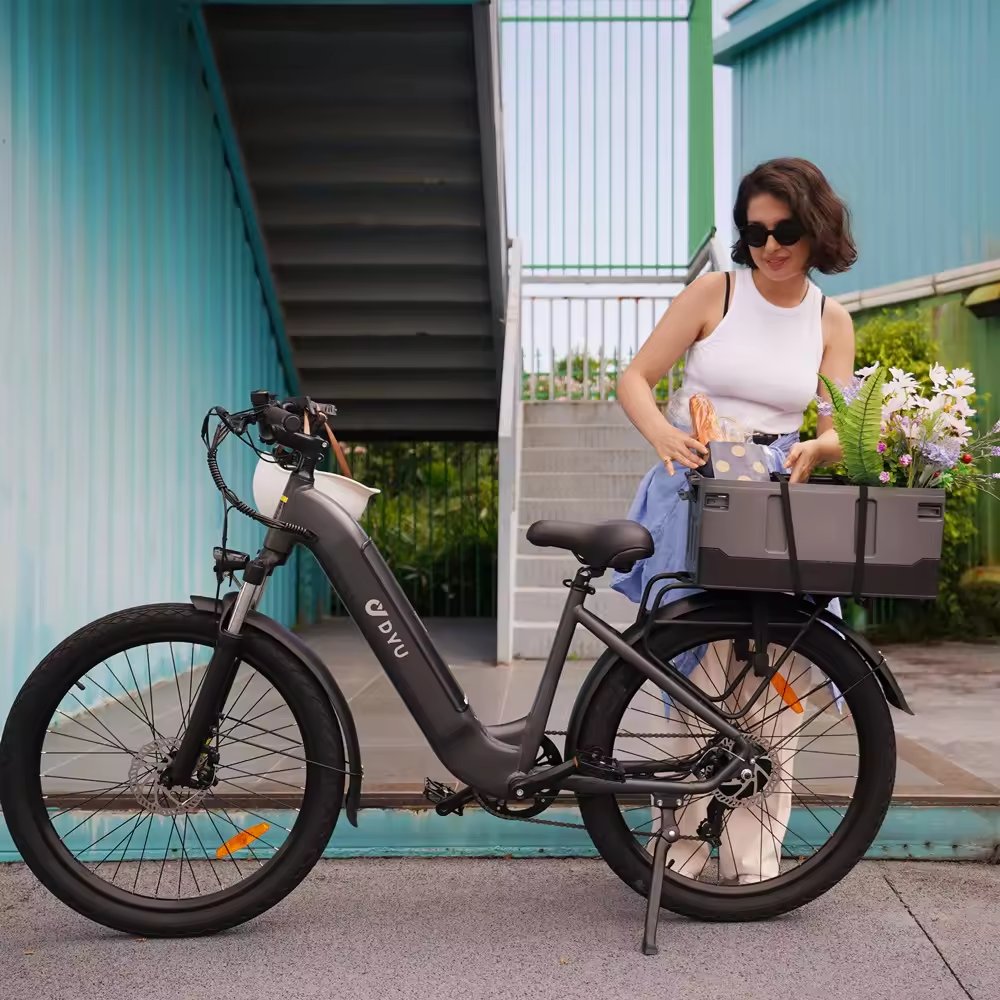 US EU stock warehouse DYU C1 electric moped bike ebike motos electrica chinas para ninos electric mountain bike