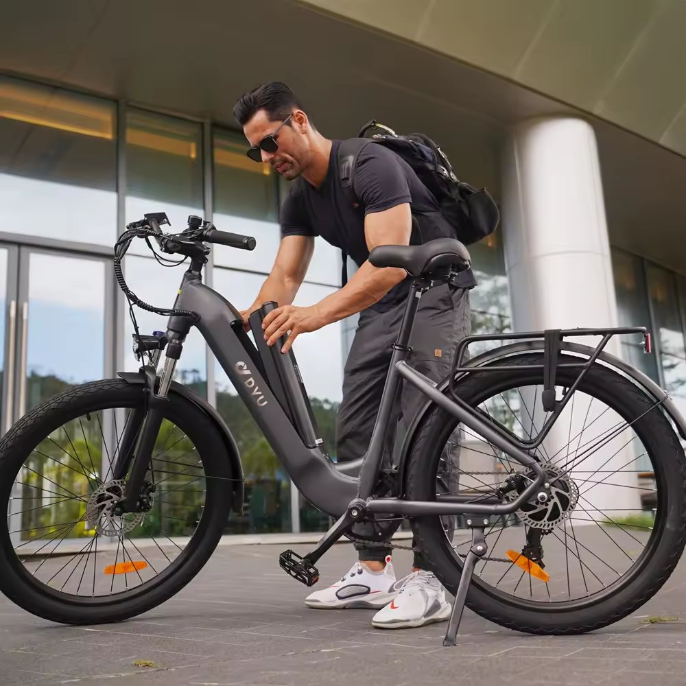 US EU stock warehouse DYU C1 electric moped bike ebike motos electrica chinas para ninos electric mountain bike