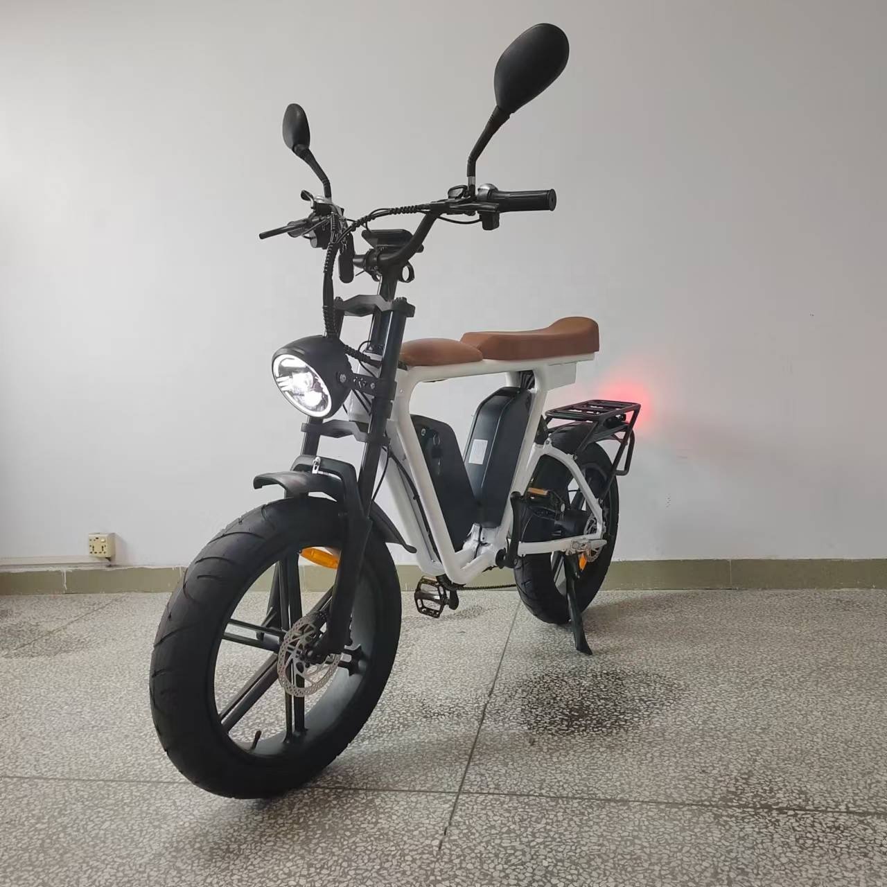 1000W ebike 52V 44AH Dual Battery Hydraulic Brake Full Suspension 60kmh Fast Long Range Aluminum Frame Electric Mountain Bike
