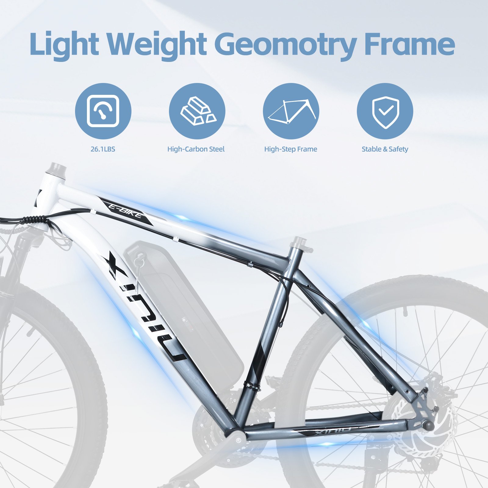 350W brushless Long Range Ebike Mountain Bafang Ebik Bicicleta Electrica Bike Electric Mountain Bike With 21 Speed Gear