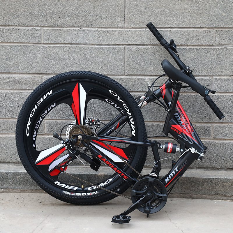 MA06 OEM High Quality 21 24 27 Speed 24 26 Inch Cheap Adult Folding Mountain Bike Bicycle