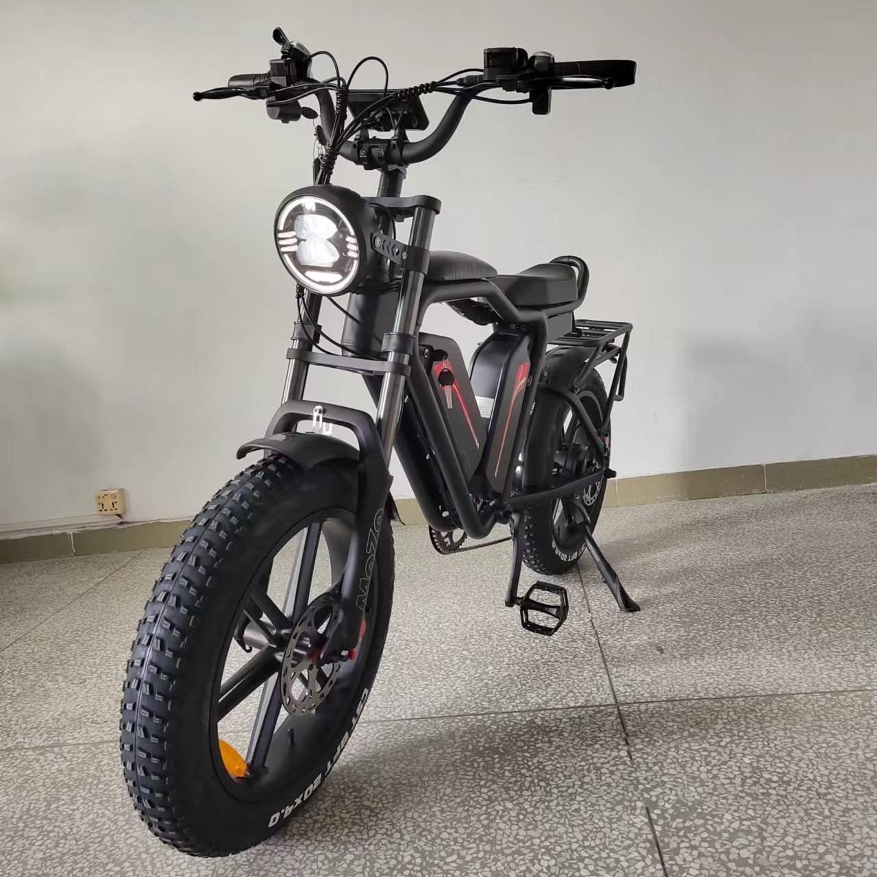 16Ah*2 Dual Batteries Long Range Ebike 48V 1000W Electric Fat Tire Bicycle City Bike