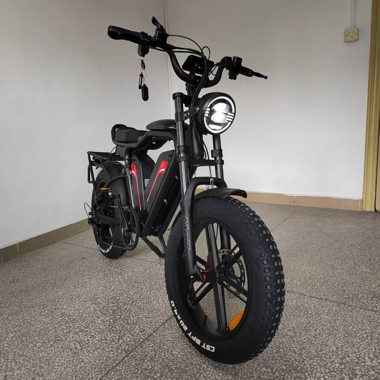 16Ah*2 Dual Batteries Long Range Ebike 48V 1000W Electric Fat Tire Bicycle City Bike