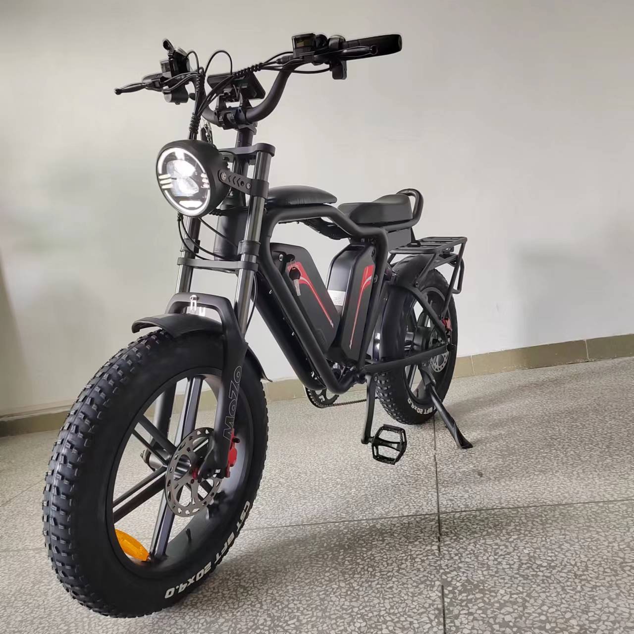 16Ah*2 Dual Batteries Long Range Ebike 48V 1000W Electric Fat Tire Bicycle City Bike