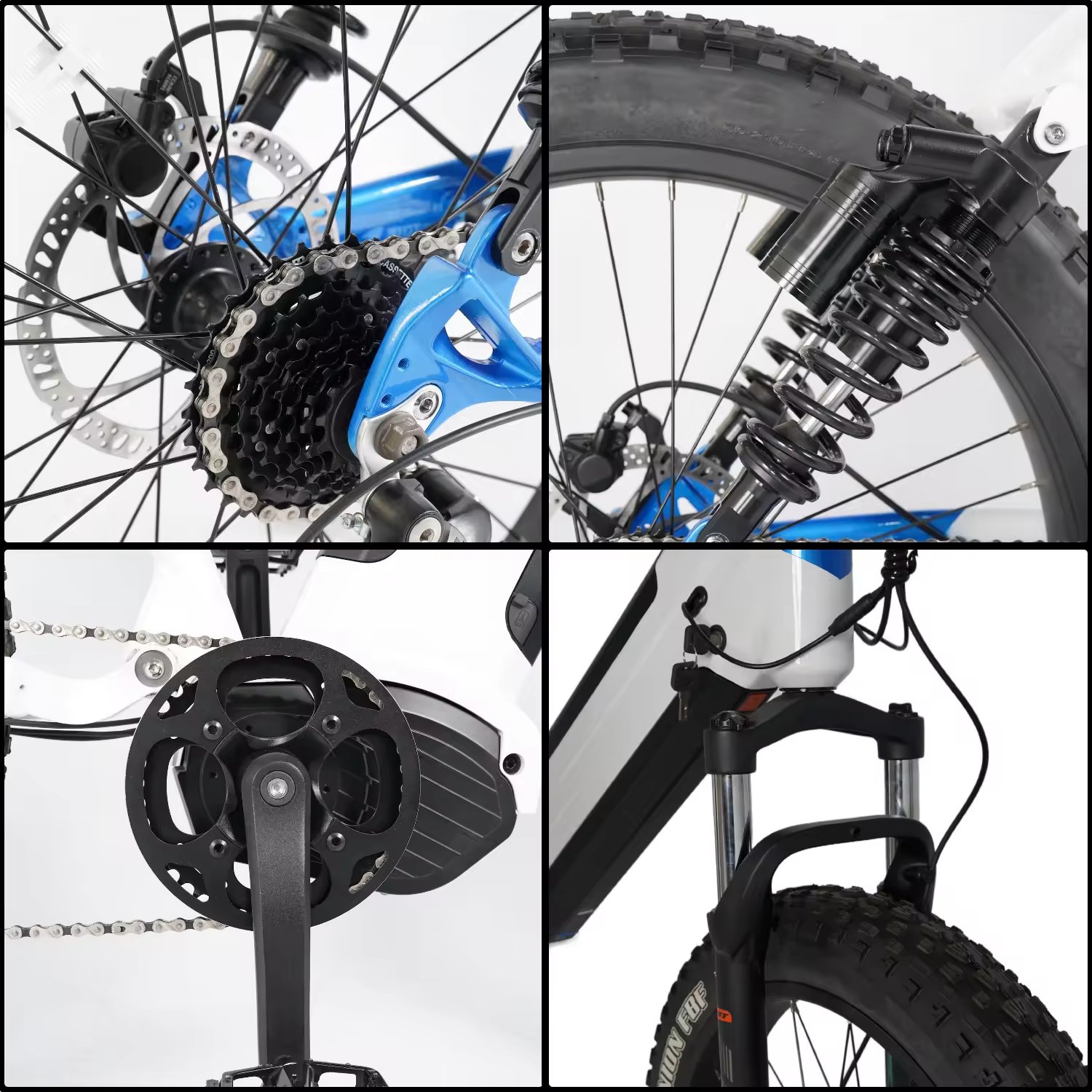 Original High Quality Electric Hybrid Bike Electric Mountain Bike 1000W Electric Fat Tire Bike