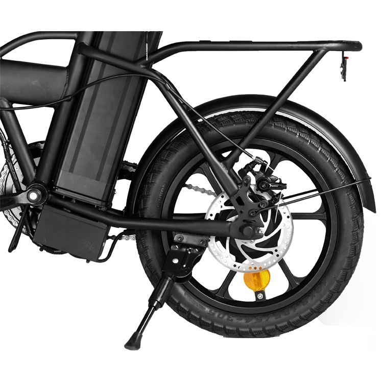 48V Lithium Battery Folding Electric Bike With Intelligent Uphill 16'' Adult Electric Mountain Bike
