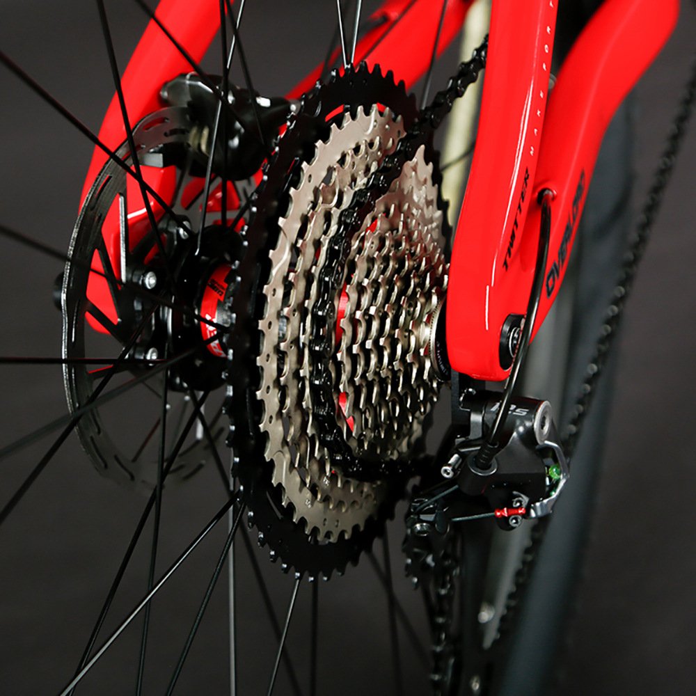 HEZZO Bicycle carbon fiber mountain bike cross country Fast speed Hemano variable speed bike Soft tail dual shock absorbent