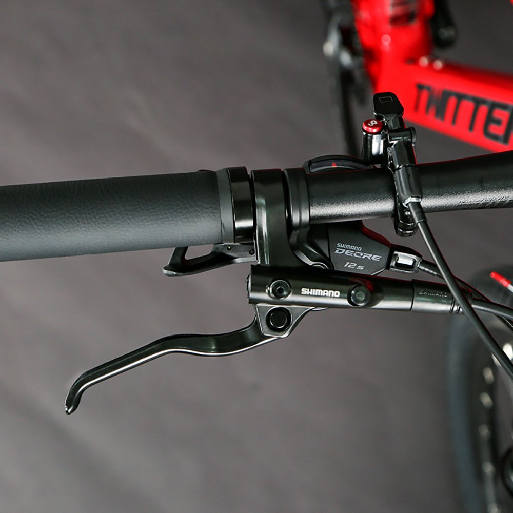 HEZZO Bicycle carbon fiber mountain bike cross country Fast speed Hemano variable speed bike Soft tail dual shock absorbent