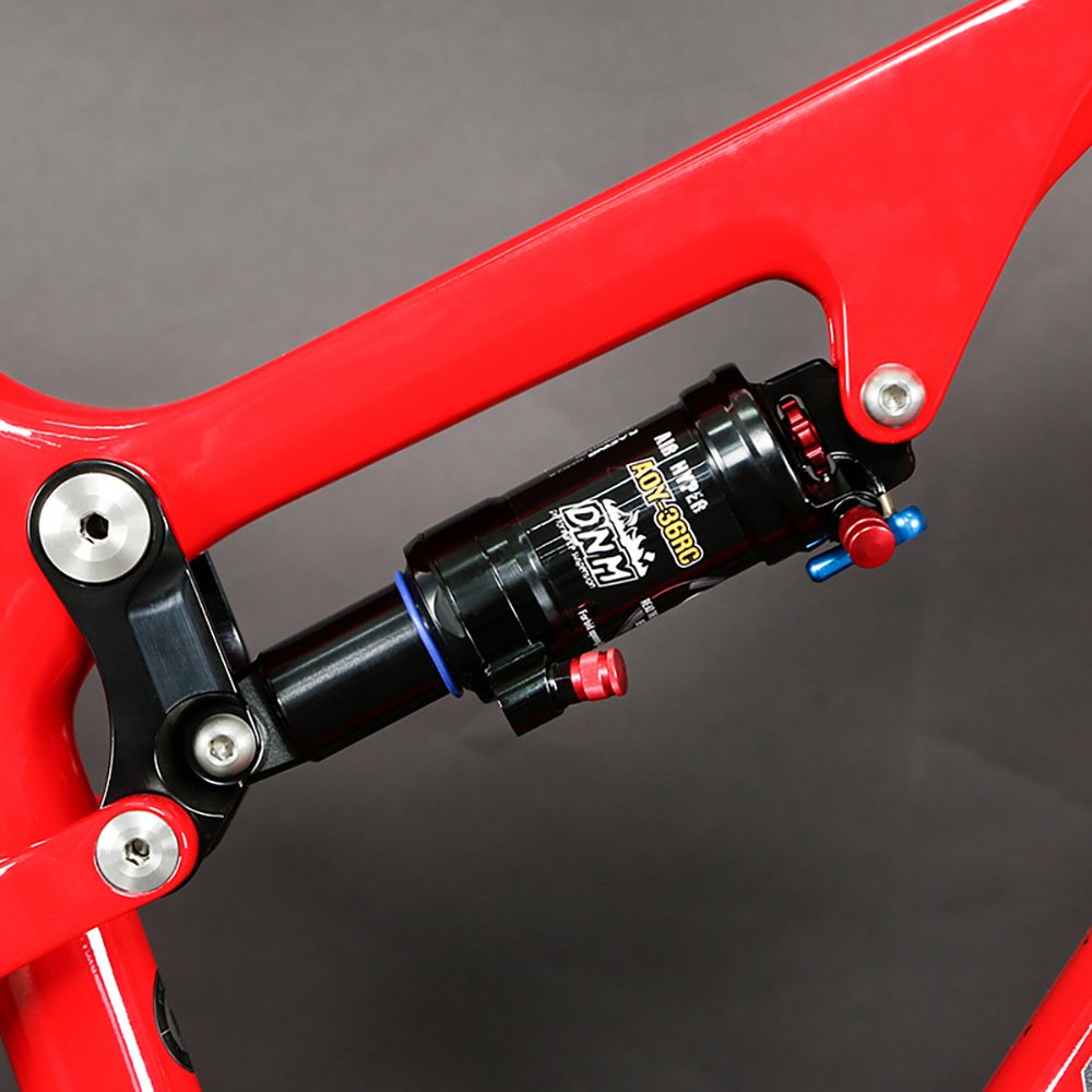 HEZZO Bicycle carbon fiber mountain bike cross country Fast speed Hemano variable speed bike Soft tail dual shock absorbent