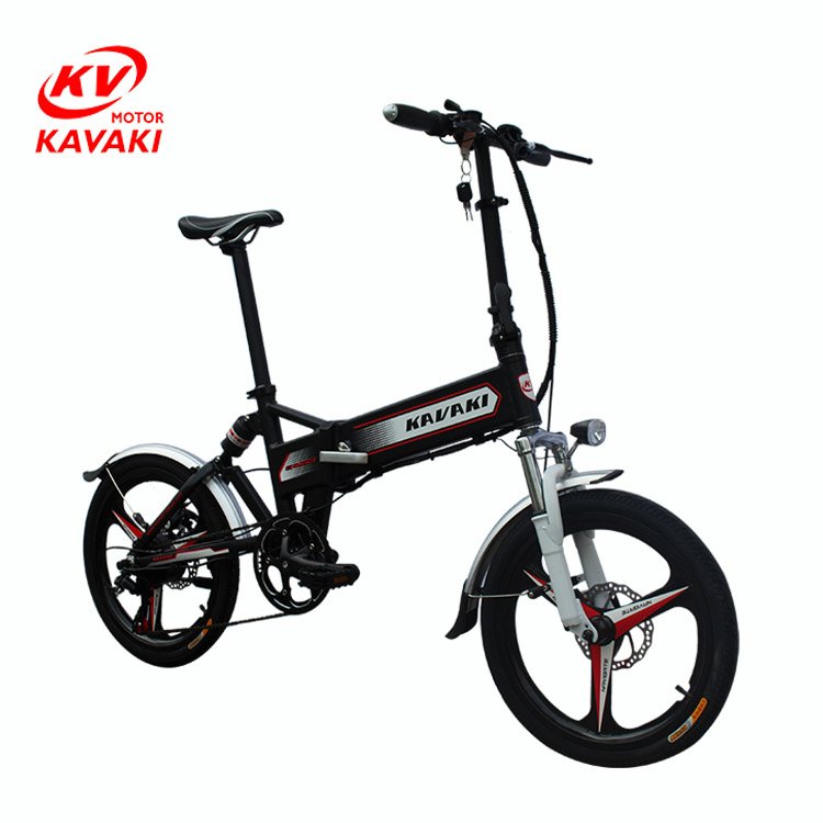 Kavaki Guangzhou factory outlet china foldable ebike 48v08 battery electric mountain bike 250w motor