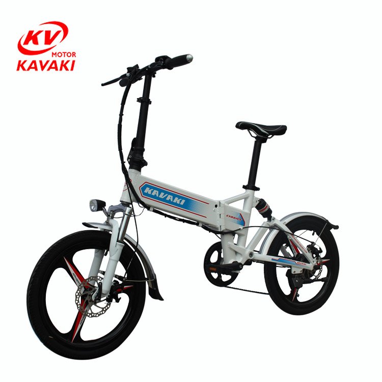 Kavaki Guangzhou factory outlet china foldable ebike 48v08 battery electric mountain bike 250w motor