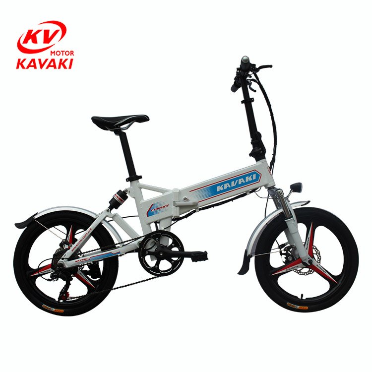 Kavaki Guangzhou factory outlet china foldable ebike 48v08 battery electric mountain bike 250w motor