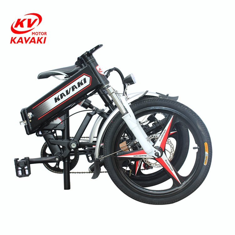 Kavaki Guangzhou factory outlet china foldable ebike 48v08 battery electric mountain bike 250w motor
