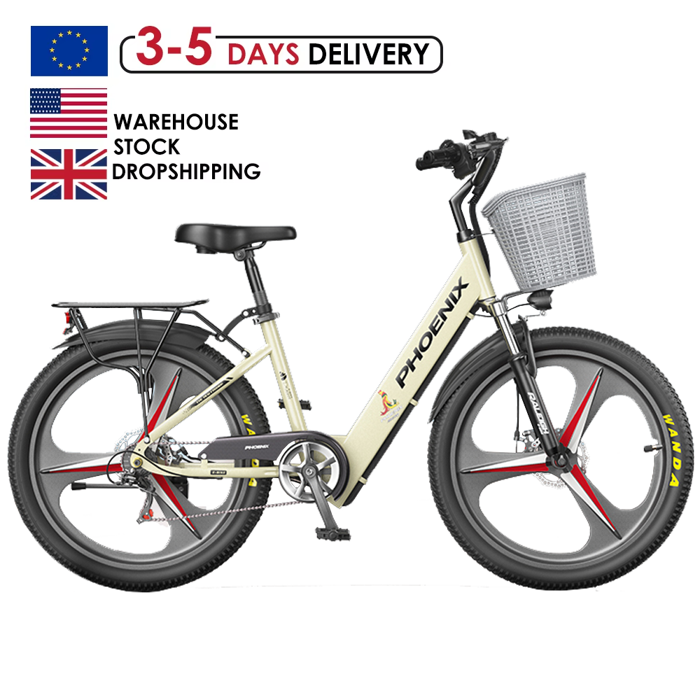 UK US EU Warehouse Wholesale 48V 30AH 32AH 26 Inch Adult Electric Mountain Bikes City Leisure 2 Seat Electric Mountain Bike