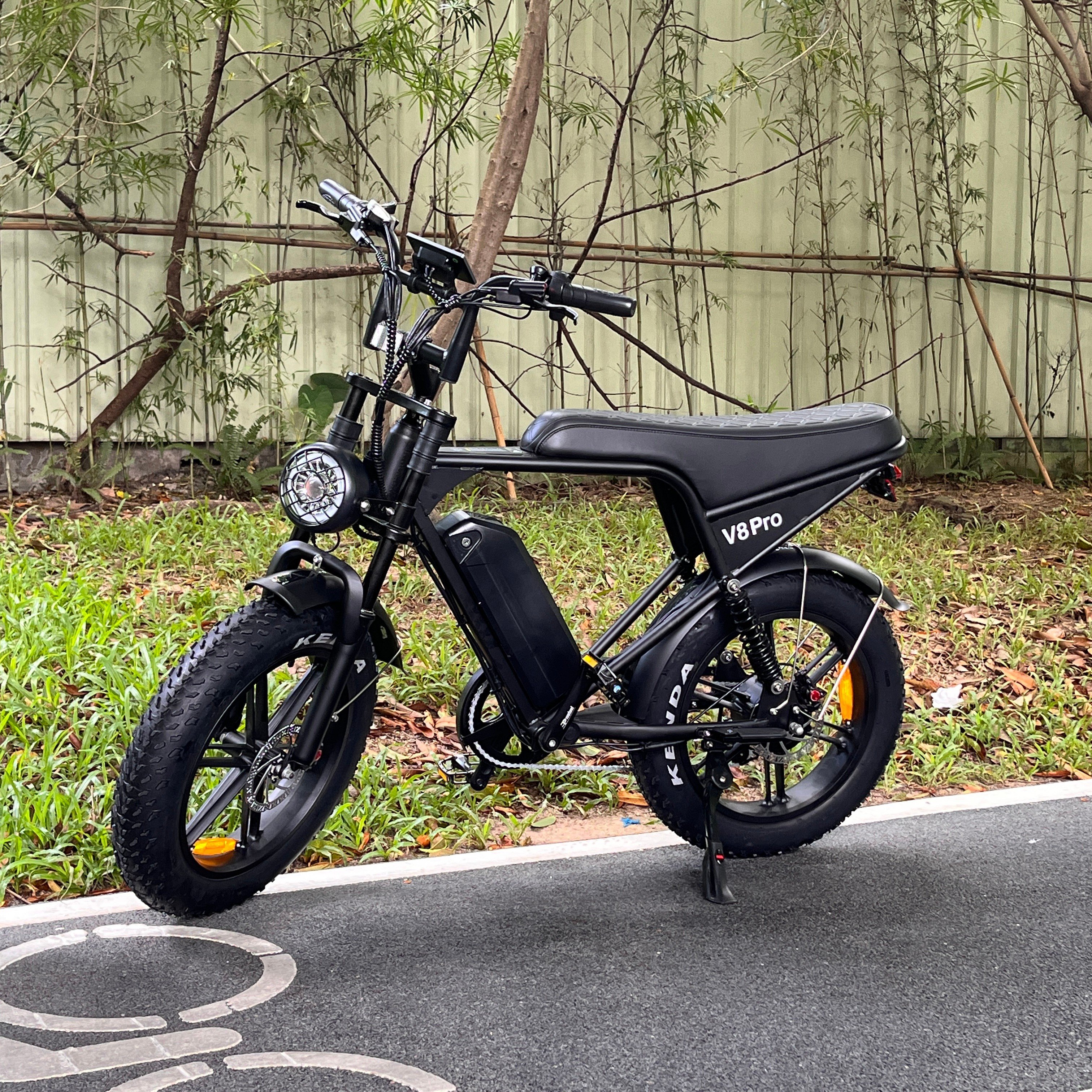 High Speed Full Suspension V8 Pro Plus 20inch Electric City Bike 750W 1000W Long Battery Life Electric Sports Bike for Adults