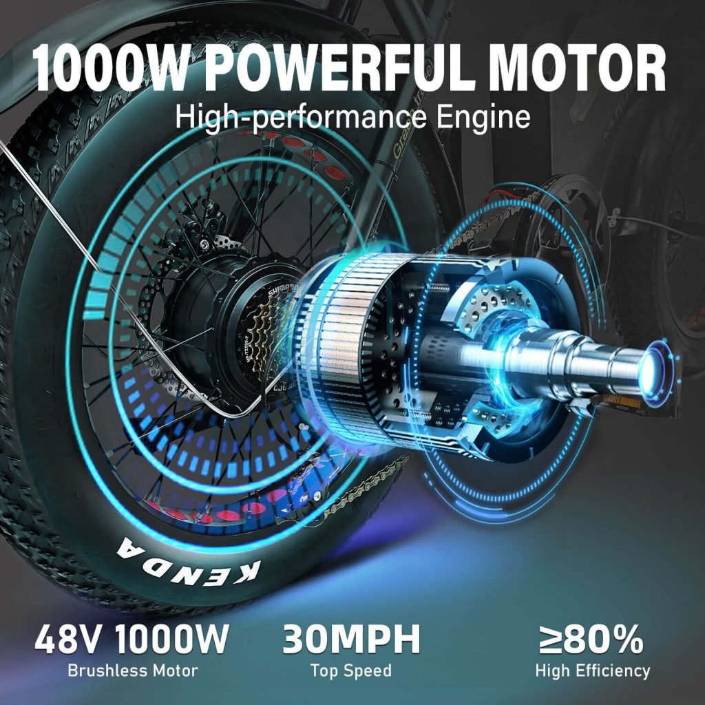 48v 750w 1000w Electric Bicycle 20Inch Electric Cycle Road Fat Tire E Bike Aluminum Alloy Frame Electric Mountain Bike