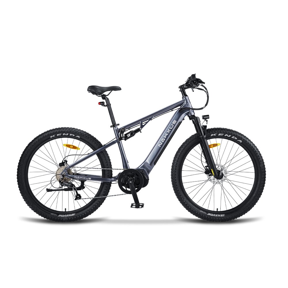 NAKXUS 27M201 Electric Urban Adventure E-Bike 350W 48V 10.4Ah Lithium Battery 750W 9 Speed Carbon Aluminum Tube City Riding