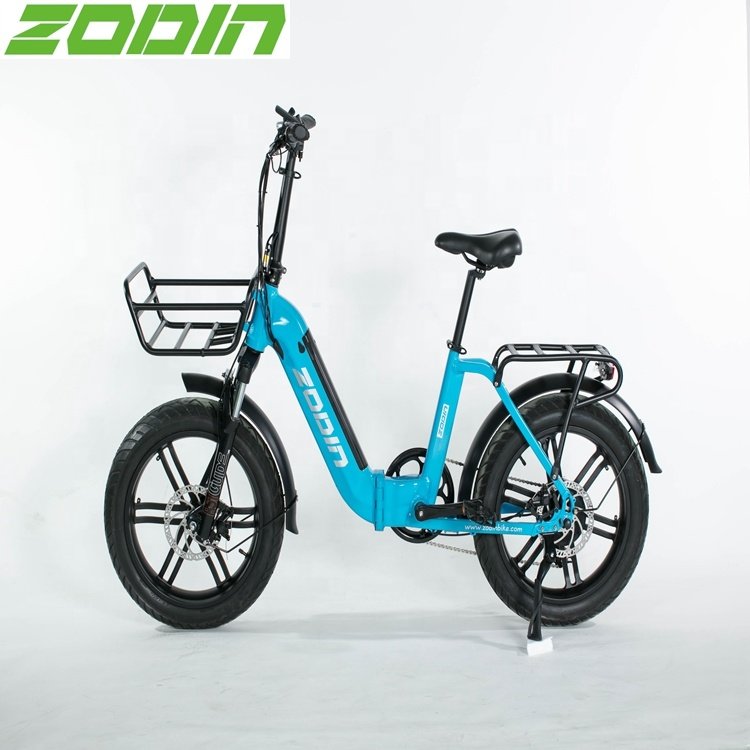 Manufacturer Supply Folding Ebike City Electric Fat Wheel Bicycle 500W E Bike