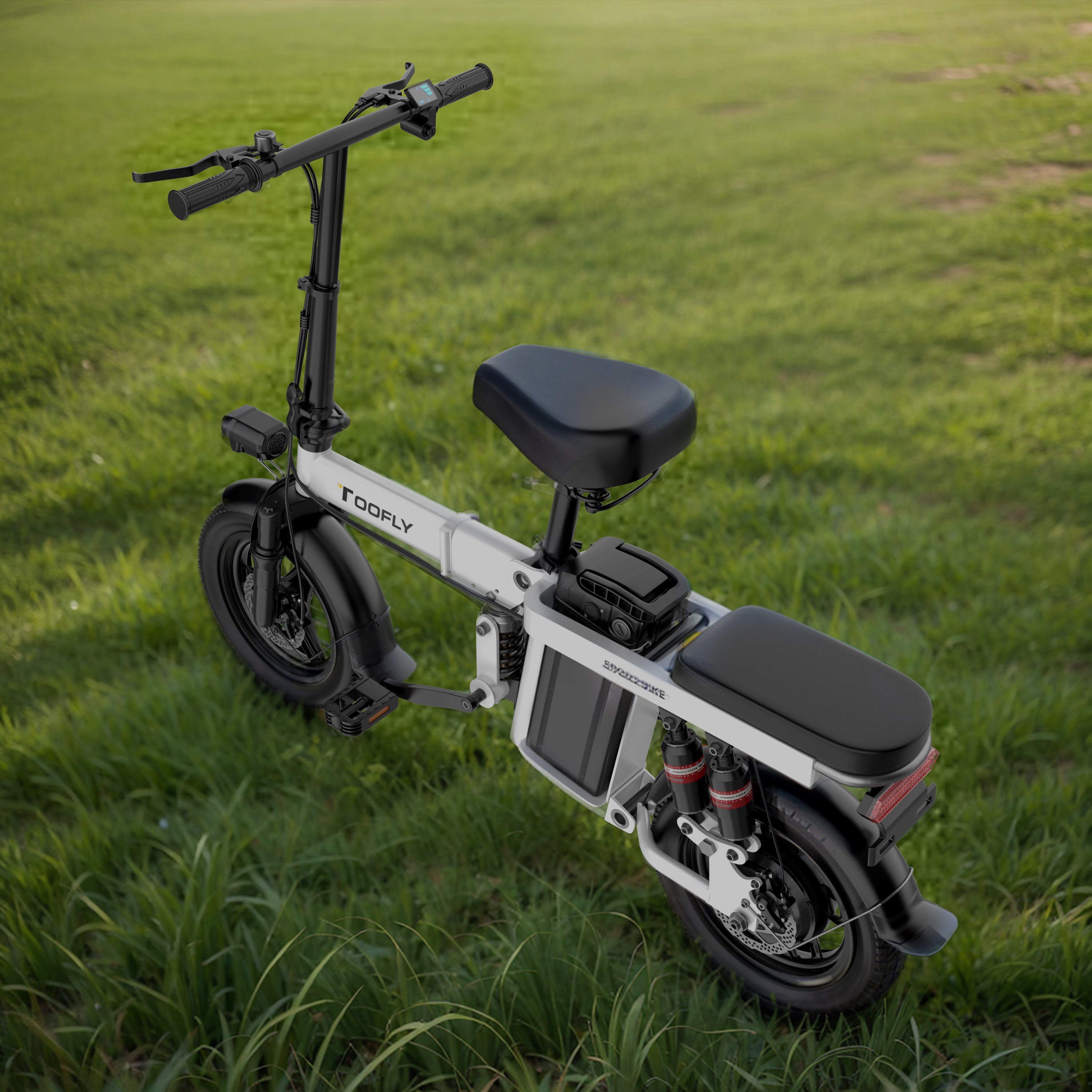 14inch high-carbon steel Folding Electric Bicycle 400W Foldable E Bike For Sale
