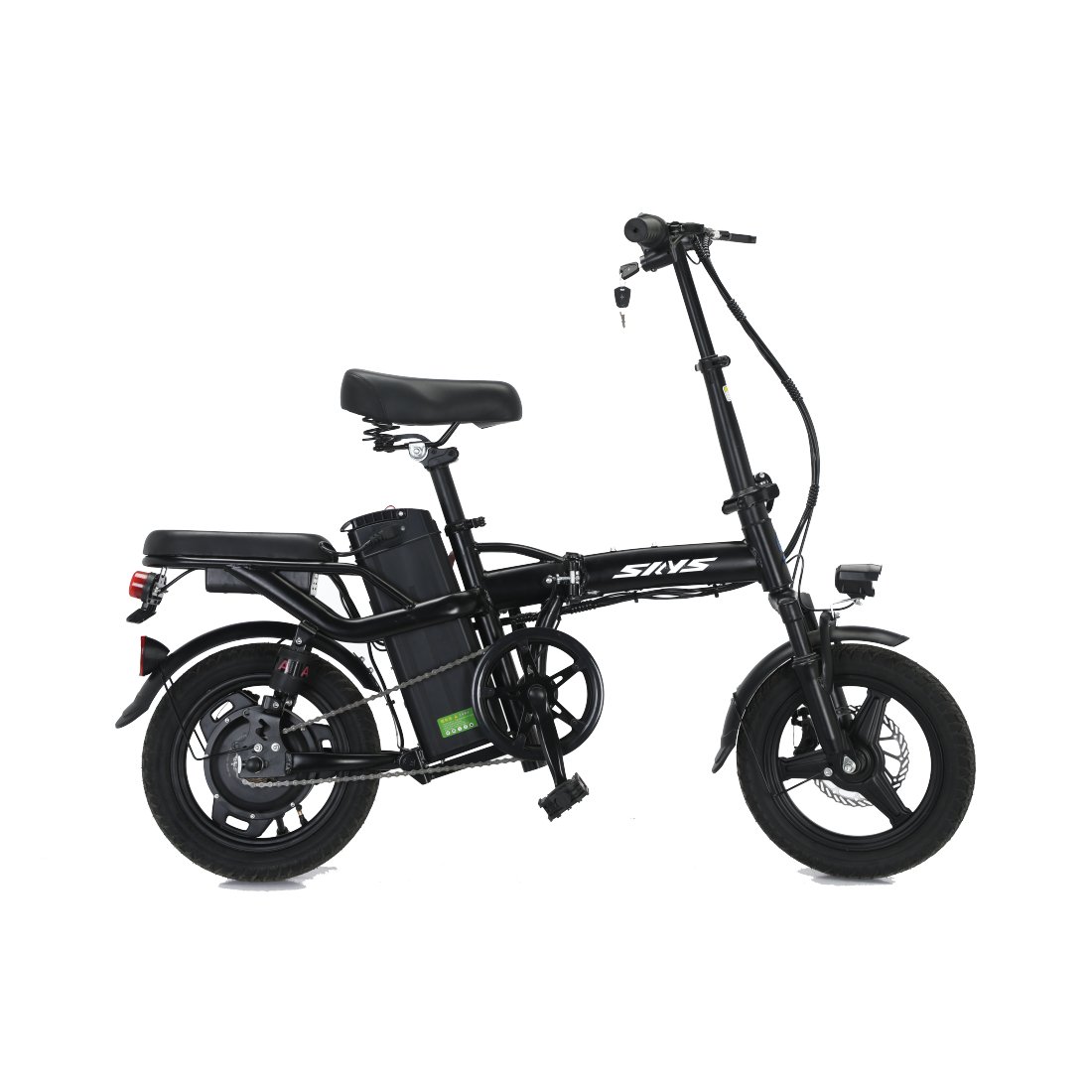Mini Folding Electric Bicycle 400W 48V 14 Inch Electric City Bike Foldable Electric Bike cheap adult battery power scooter